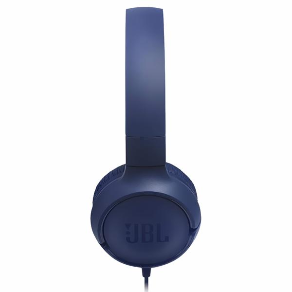 Fone de Ouvido JBL Tune T500 Pure Bass / Com Fio - Azul