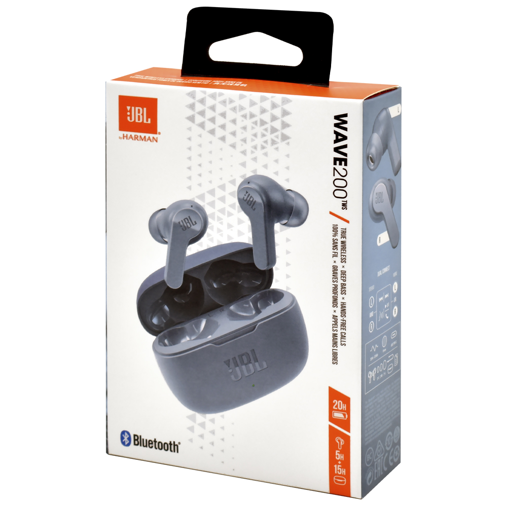 Fone de Ouvido JBL Wave 200TWS / Bluetooth - Azul