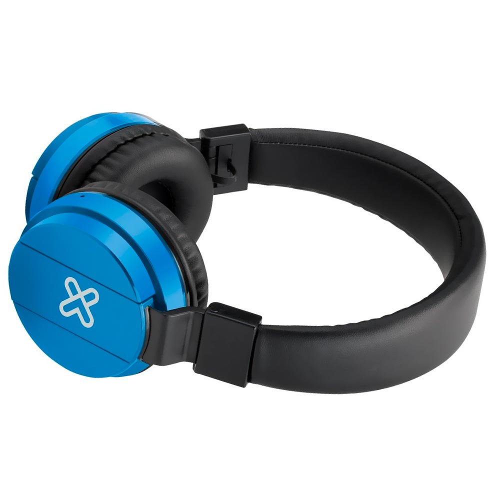 Fone de Ouvido Klip KWH 001BL Fury Pro Bluetooth Preto Azul