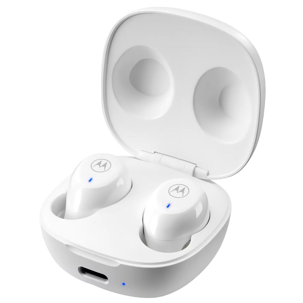 Fone de Ouvido Motorola Moto Buds 105 TWS / Bluetooth - Branco