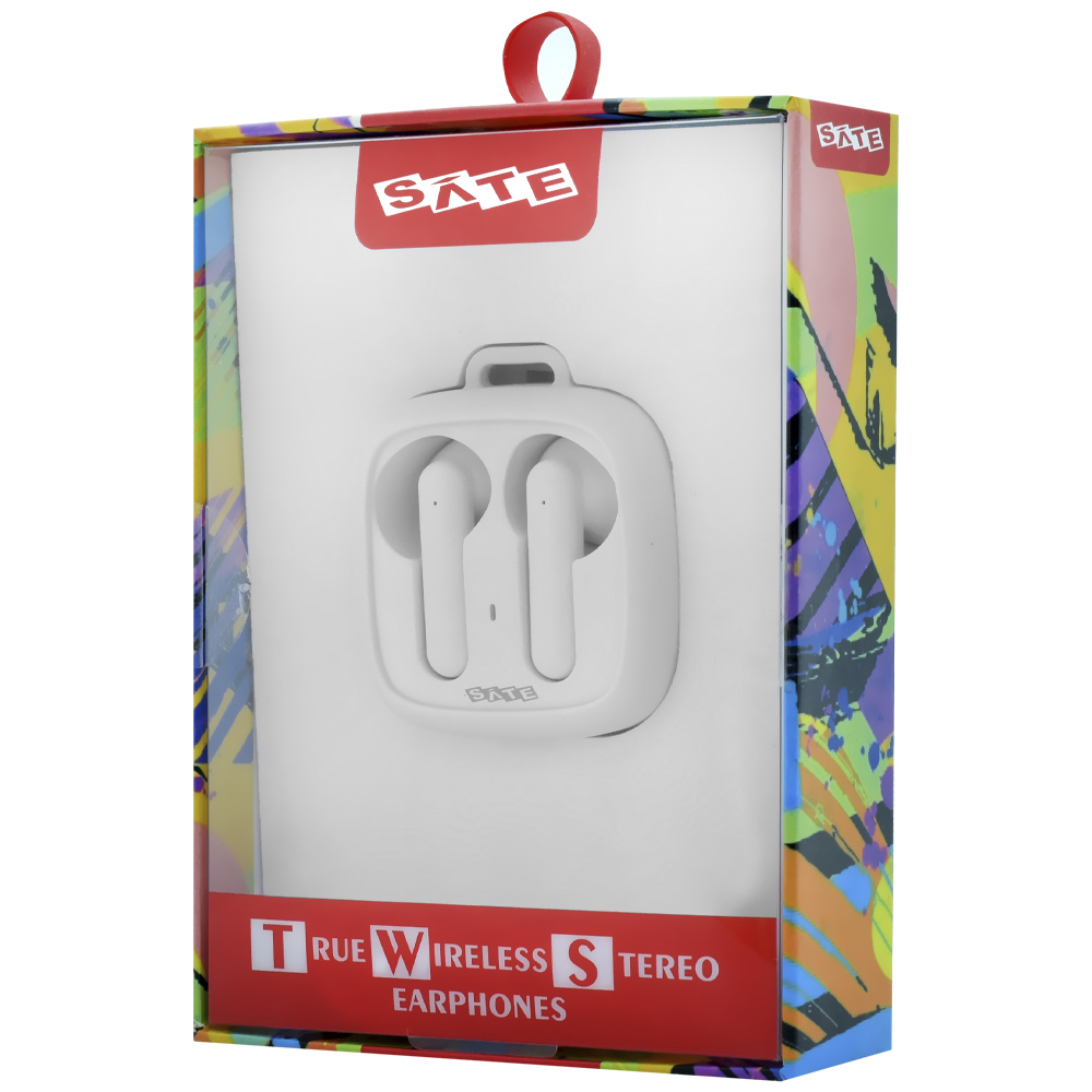 Fone de Ouvido Satellite AE-6132 TWS / Bluetooth - Branco
