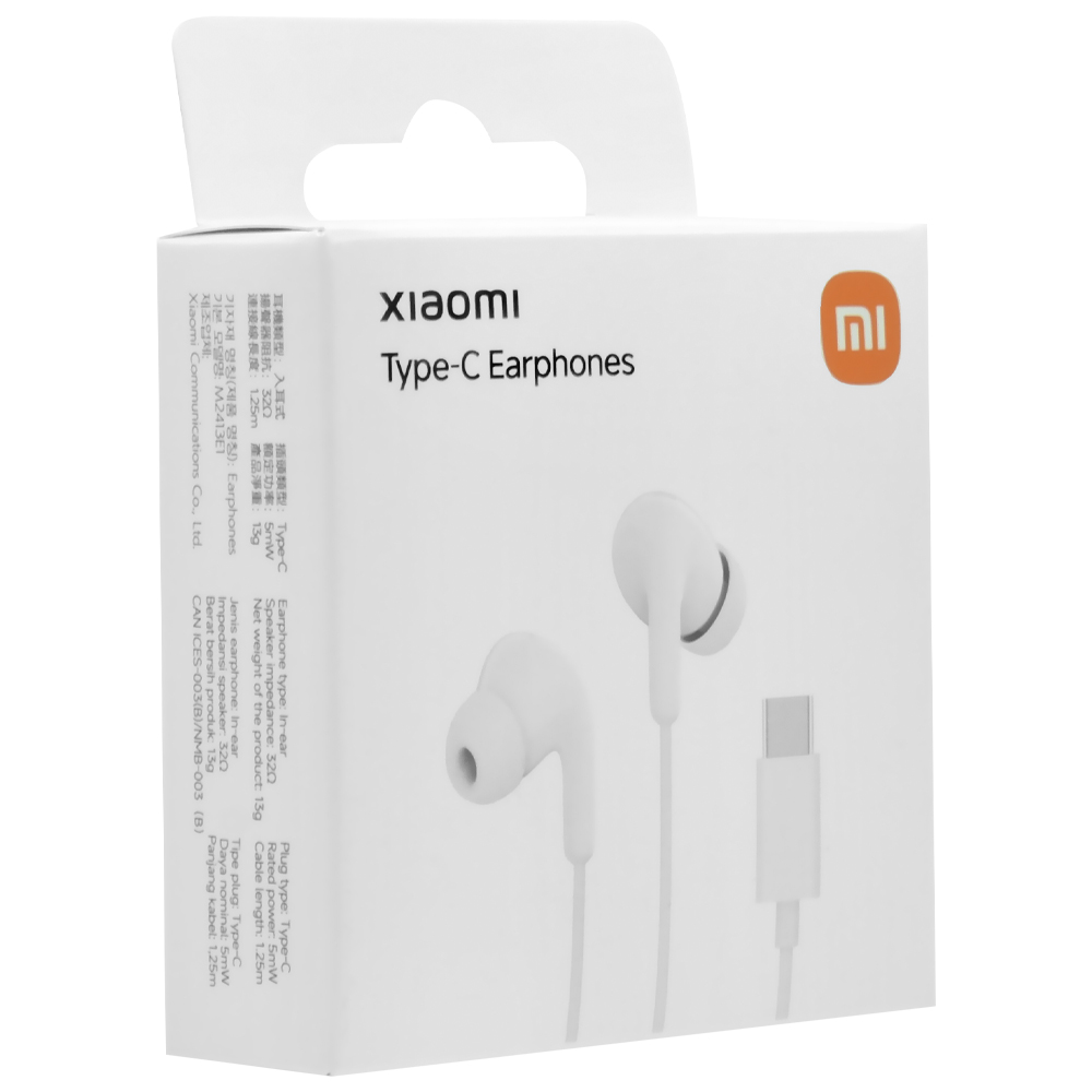 Fone de Ouvido Xiaomi Earphones / Com Fio - Branco (M2413E1)