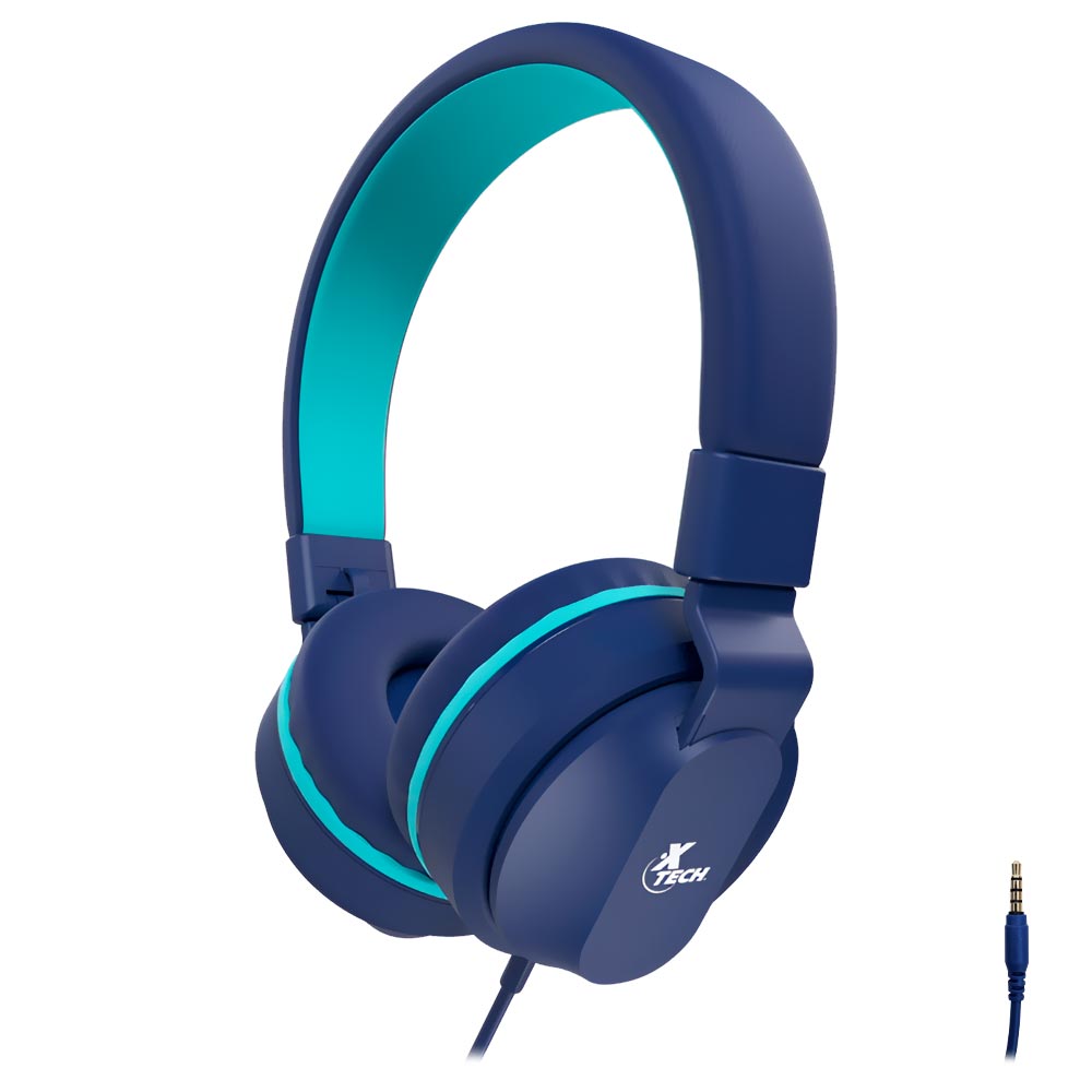 Fone de Ouvido Xtech XTH356 Avid Kids / Com Fio - Azul