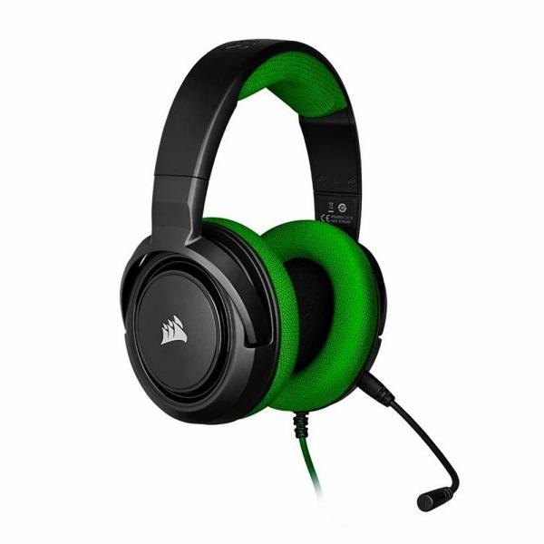 Fone Gamer Corsair H35 Stereo Com Fio Preto Verde CA