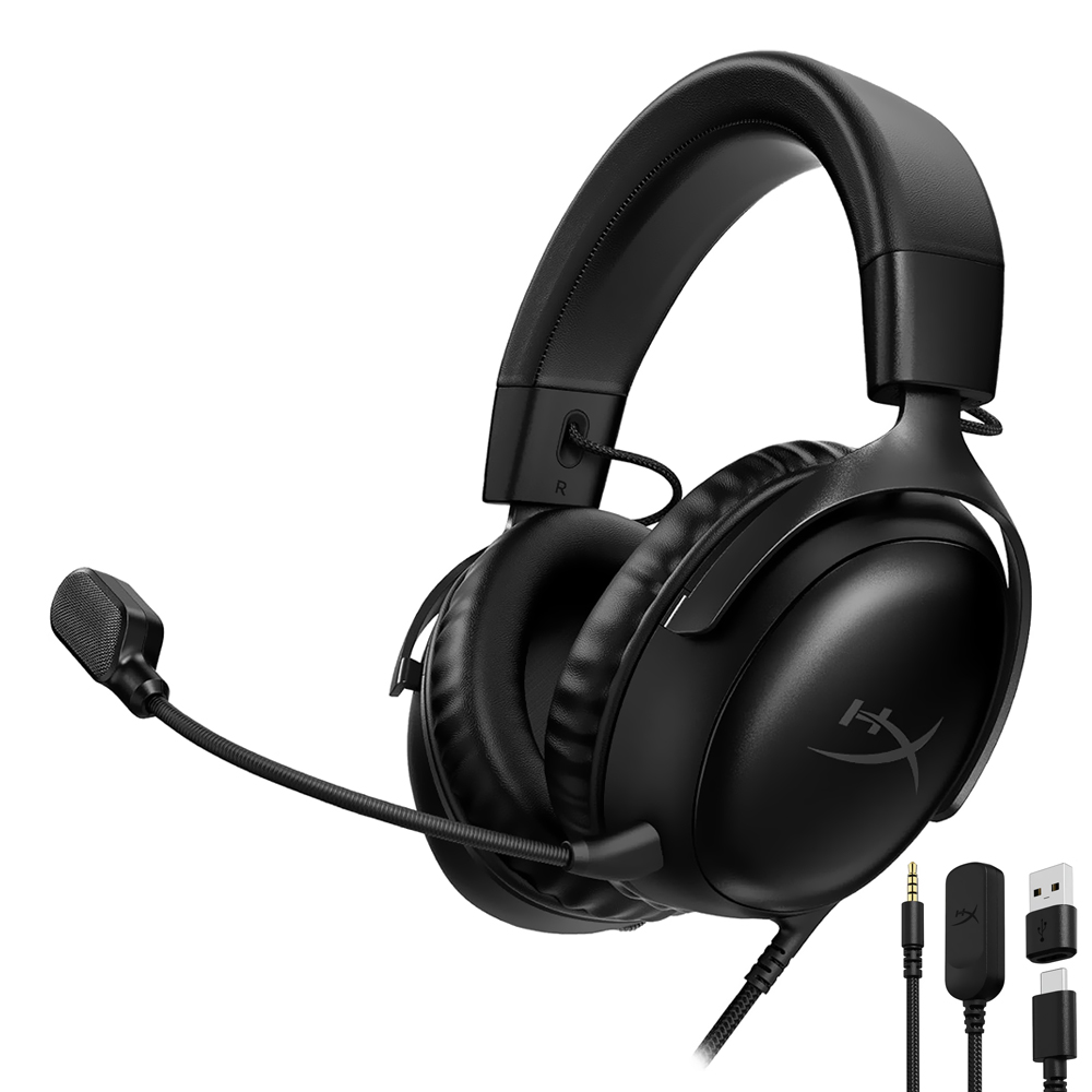 Fone Gamer Hyperx Cloud III / Com Fio - Preto (727A8AA)