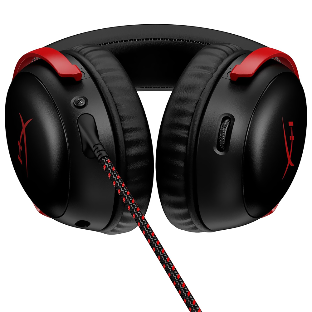 Fone Gamer Hyperx Cloud III / Com Fio - Preto / Vermelho (727A9AA)