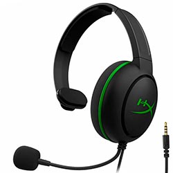 Fone Gamer HyperX CloudX Chat Xbox / Com fio - Preto / Verde (HX-HSCOS-GM/WW)