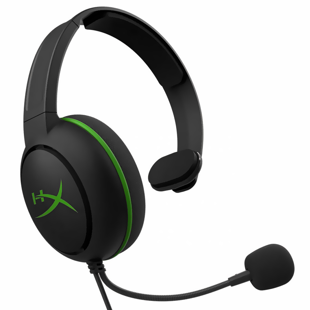 Fone Gamer HyperX CloudX Chat Xbox / Com fio - Preto / Verde (HX-HSCOS-GM/WW)