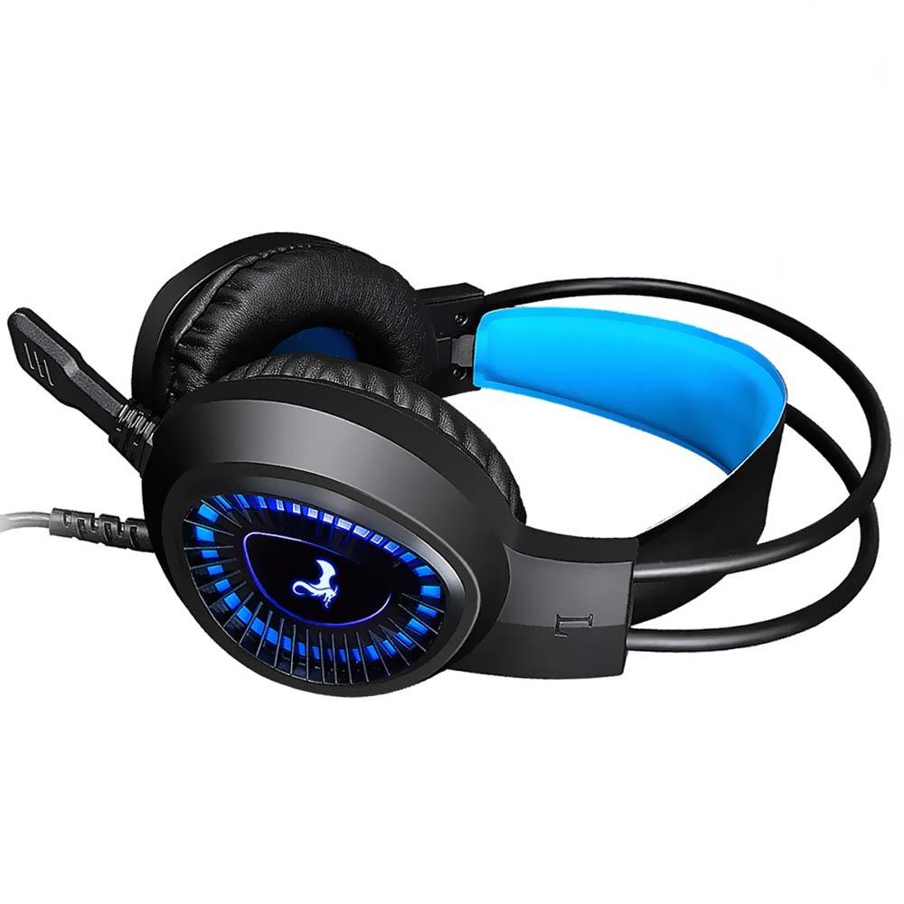 Fone Gamer Kolke KGA-472 Dark / Com Fio - Preto / Azul