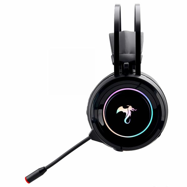 Fone Gamer Kolke KGA-493 Hercules RGB / Com Fio - Preto