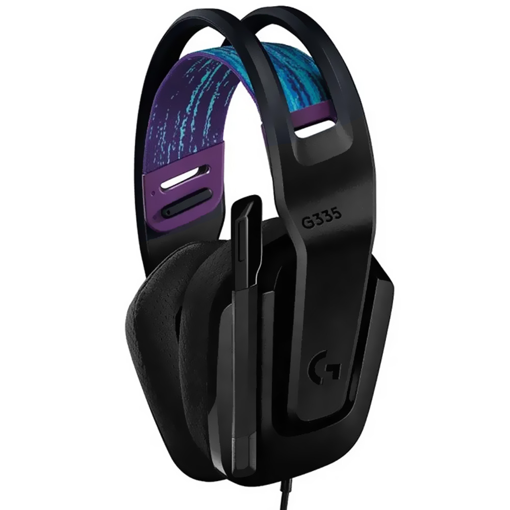 Fone Gamer Logitech G335 Keep / Com Fio - Preto (981-000977)