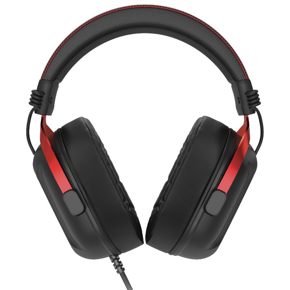 Fone Gamer Redragon H312 Cybill / Com Fio - Preto / Vermelho