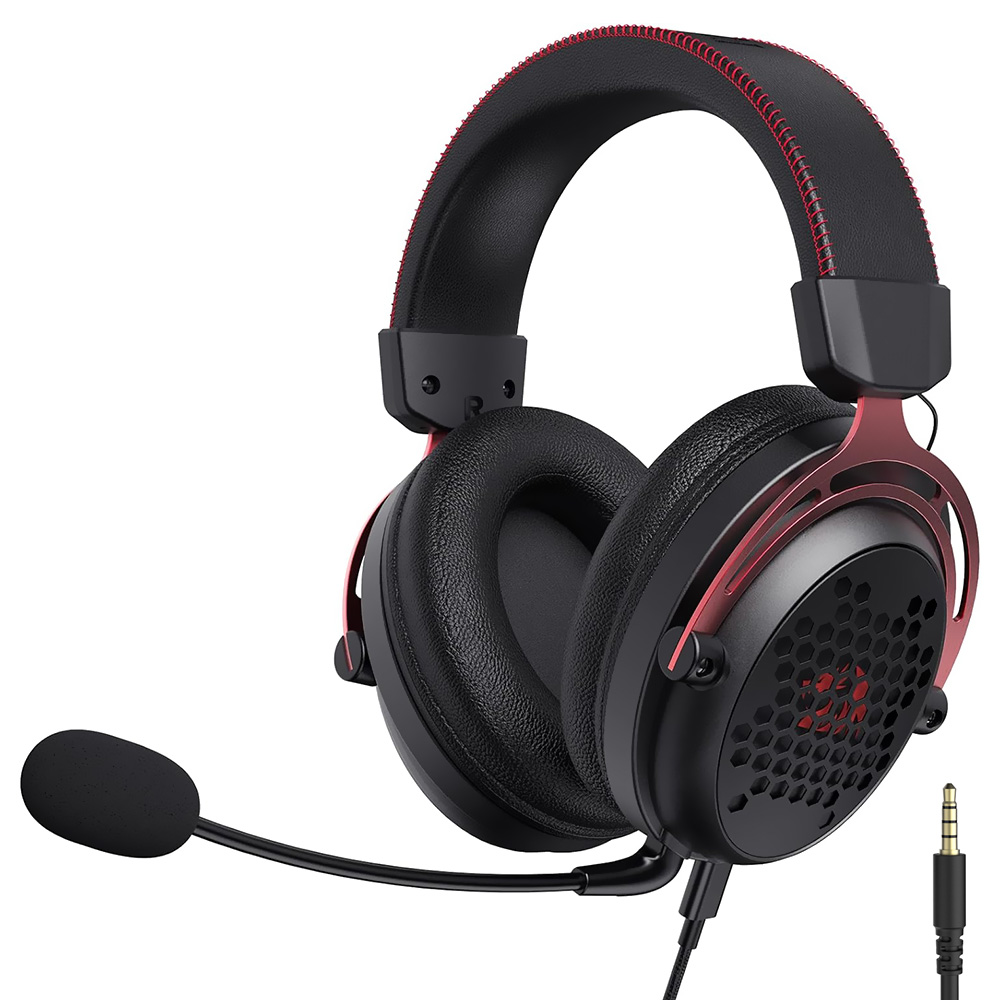 Fone Gamer Redragon H386 Diomedes / Com Fio - Preto