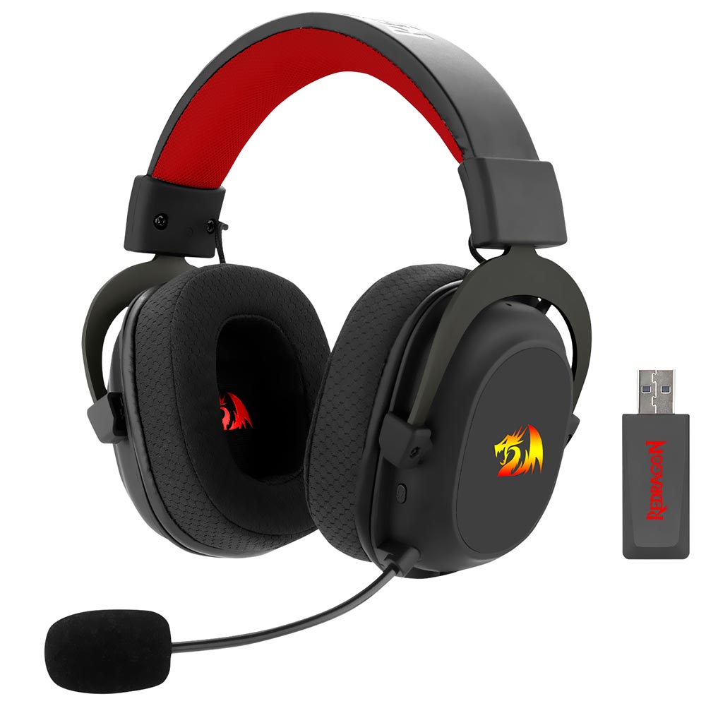 Fone Gamer Redragon H510-WL Zeus X / Wireless - Preto