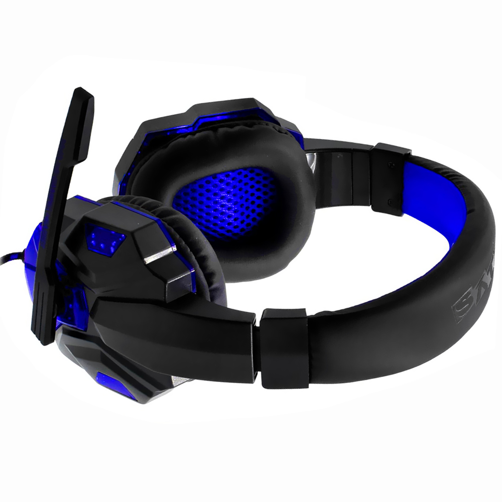 Fone Gamer Satellite AE-327A / Com Fio - Azul