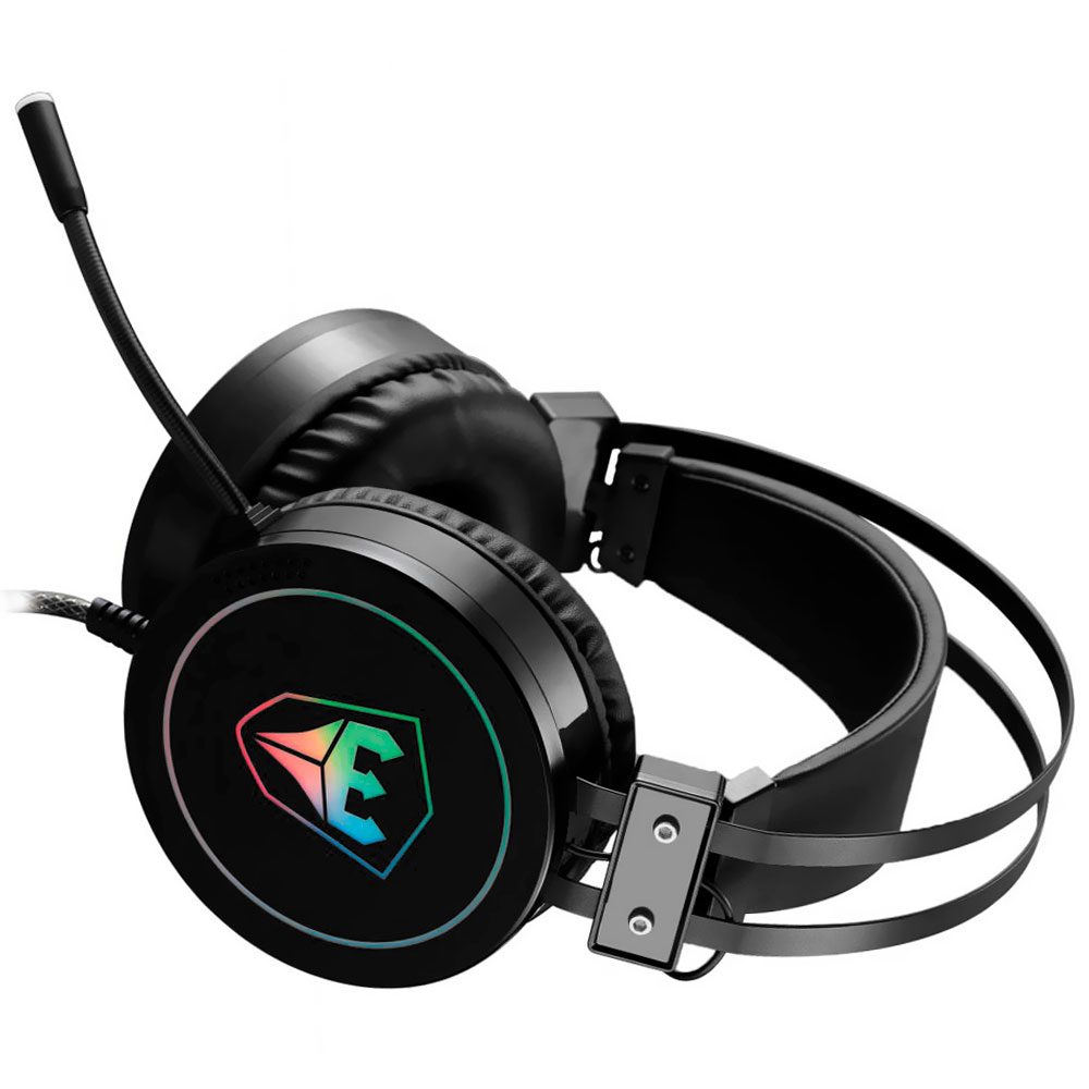 Fone Gamer Satellite AE-358 RGB / Com Fio - Preto