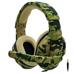 Fone Gamer Satellite AE-366C Com Fio - Camuflado