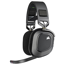 Headset Gamer Corsair HS80 RGB / Wireless - Preto (CA-9011235-NA)
