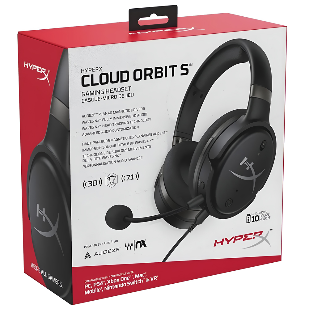Headset Gamer HyperX Cloud Orbit S / Com fio - Preto (HX-HSCOS-GM/WW)