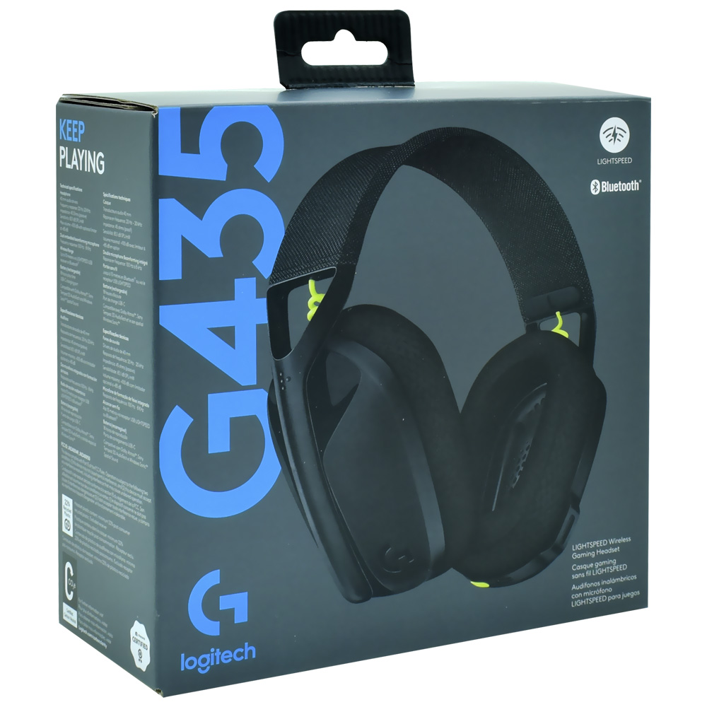 Headset Gamer Logitech G435 / Wireless- Preto (981-001049)