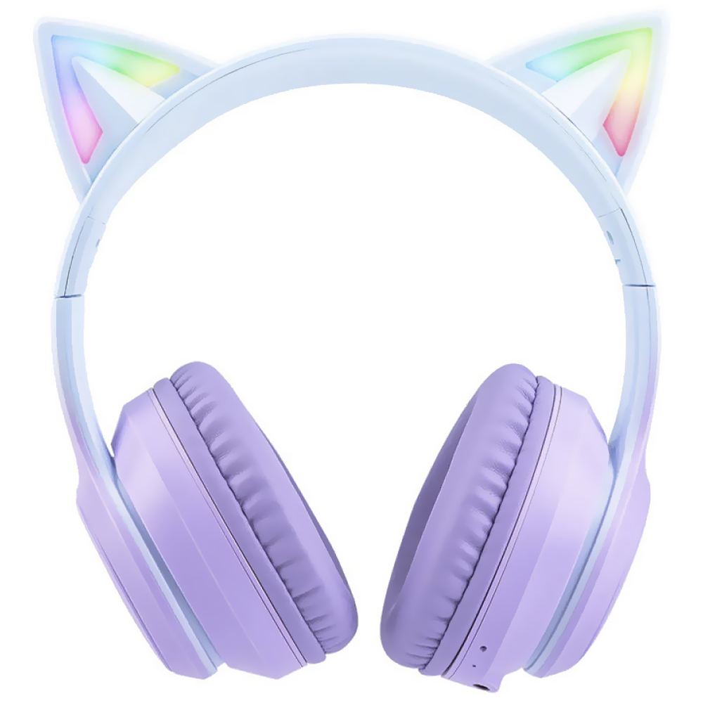 Headset Gamer Onikuma B90 Professional RGB / Bluetooth - Roxo