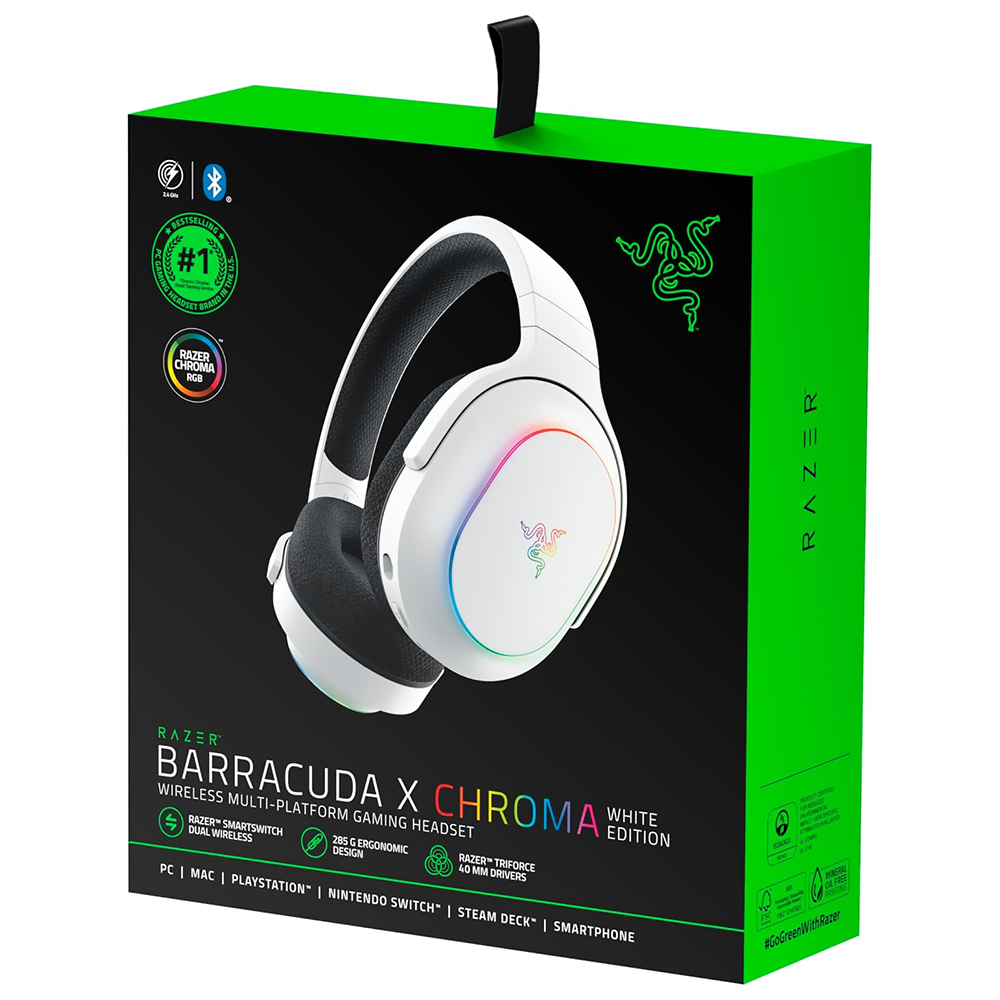 ヘッドホン Razer Barracuda X Chroma White Edition Headset Gamer Razer Barracuda X Chroma White Edition / Wireless
