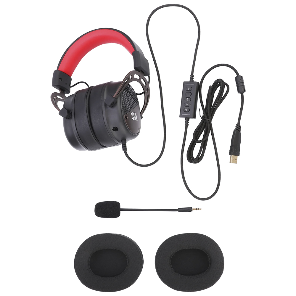 Headset Gamer Redragon H730 Thoridal / Com Fio - Preto