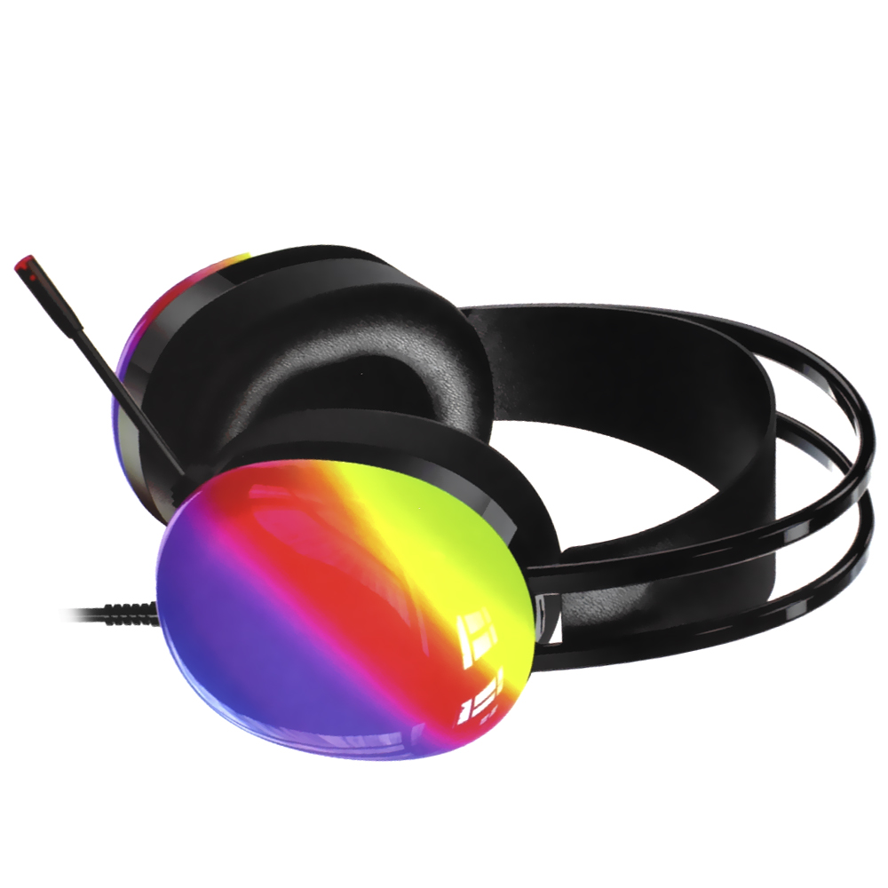 Headset Gamer Satellite AE-303 RGB / Com fio - Preto