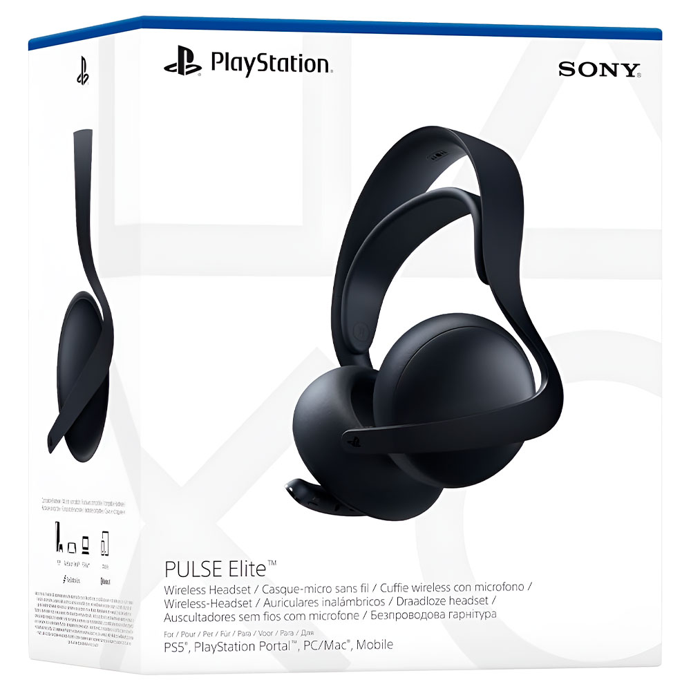 Headset Gamer Sony Pulse Elite / Wireless - Preto (CFI-ZWH2)