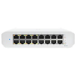 HUB SWITCH  16P.UNIFI UBNT USW-LITE-16-POE 16P GIGABIT 45W