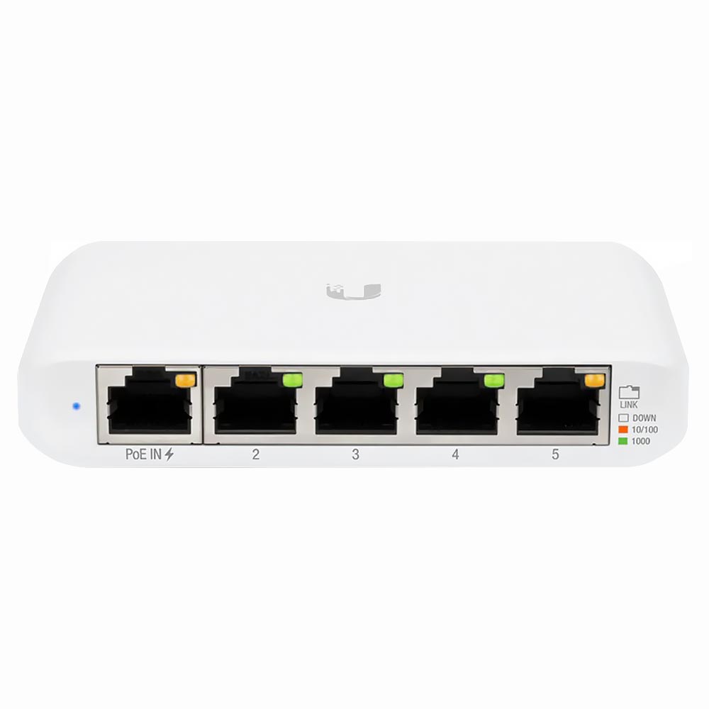 HUB SWITCH  5P. UBNT USW-FLEX-MINI BR UNIFI GIGABIT RJ45 POE 2.5W