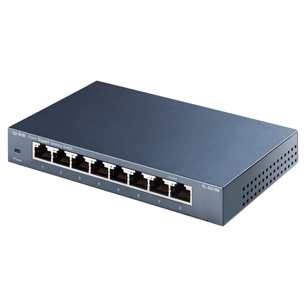 HUB Switch 8 Portas TP-Link TL-SG108 10/100/1000mbps