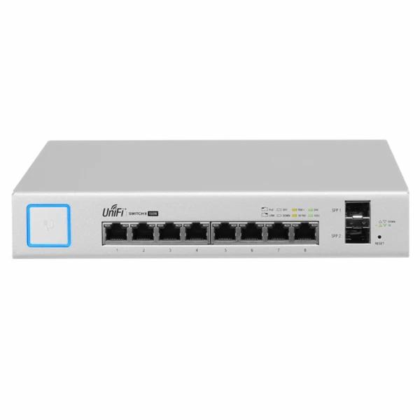 HUB SWITCH  8P.UNIFI UBNT US-8-150W-BR POE + 2P SFP 