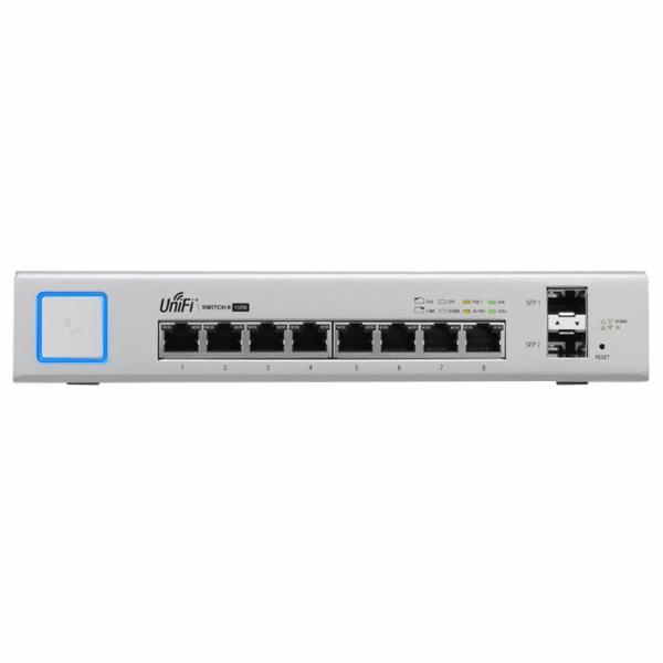 HUB SWITCH  8P.UNIFI UBNT US-8-150W-BR POE + 2P SFP 