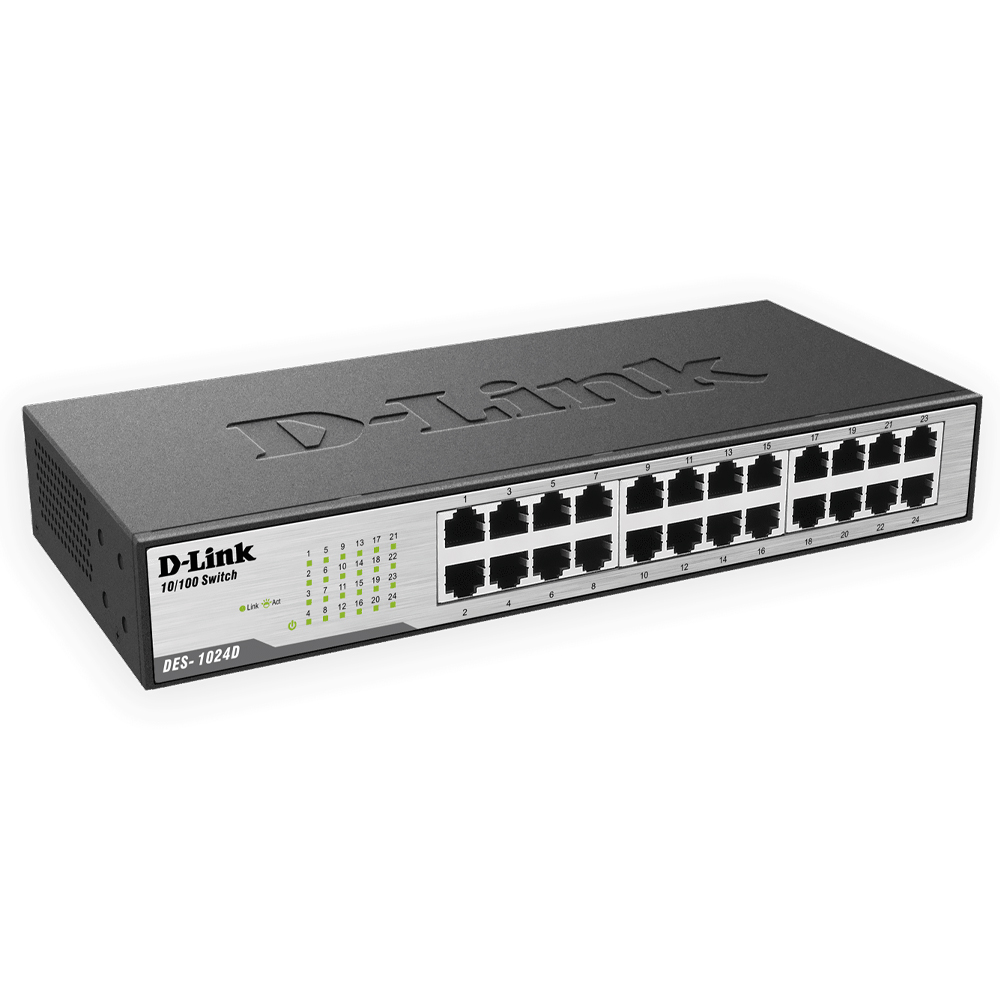 Hub Switch D-Link DES-1024D 24 Portas / 10/100MBPS