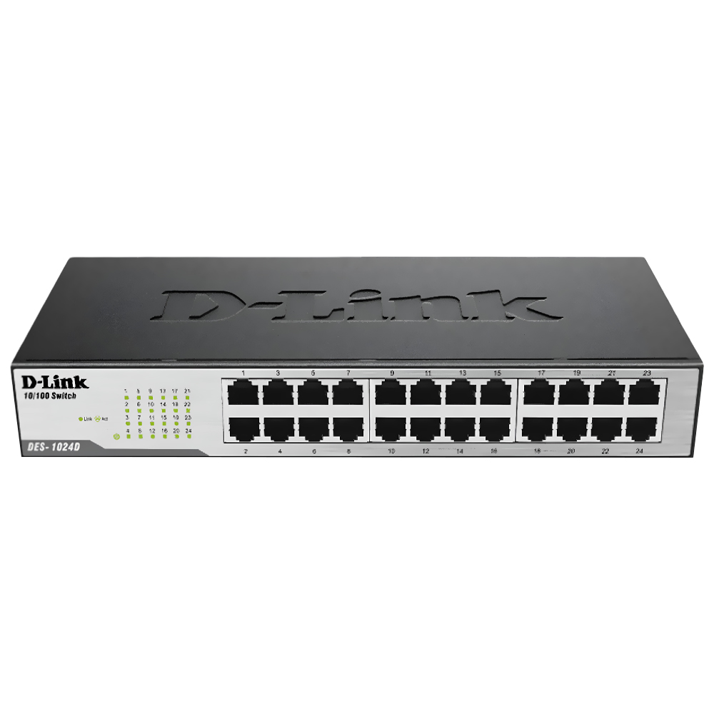 Hub Switch D-Link DES-1024D 24 Portas / 10/100MBPS