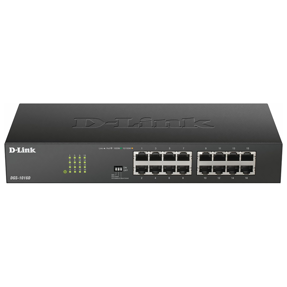 Hub Switch D-Link DGS-1016D 16 Portas / 10/100/1000MBPS