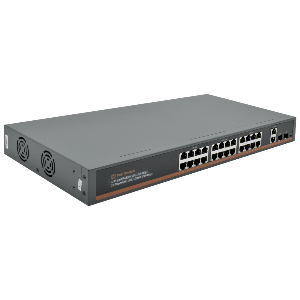 Hub Switch G2422GB 24 Portas / AI Poe / 400W - 10/100/1000MBPS