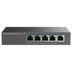 Hub Switch Grandstream GWN7700P 5 Portas Gigabit - 10/100/1000Mbps