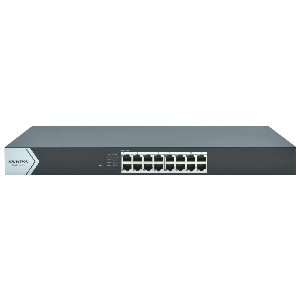 Hub Switch Hikvision DS-3E0516-E(C) 16 Portas / 10/100/1000MBPS