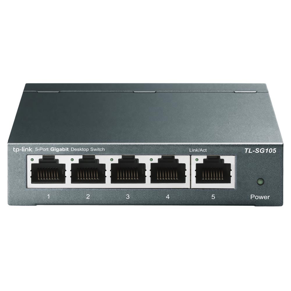Hub Switch Tp-link TL-SG105 5 Portas - 10/100/1000Mbps