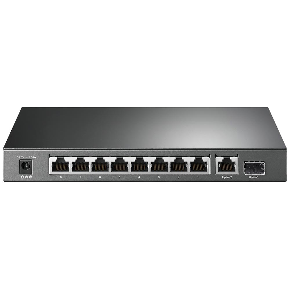 Hub Switch Tp-link TL-SG1210P 10 Portas Gigabit / 8 Portas Poe+ 63W 1SFP - 10/100/1000Mbps