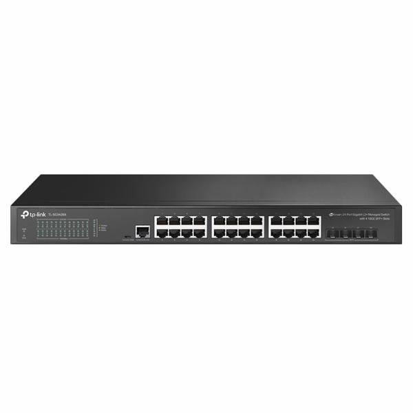 Hub Switch Tp-link TL-SG3428X 24 Portas Gigabit L2+ 4X10GE SFP+ - 10/100/1000Mbps