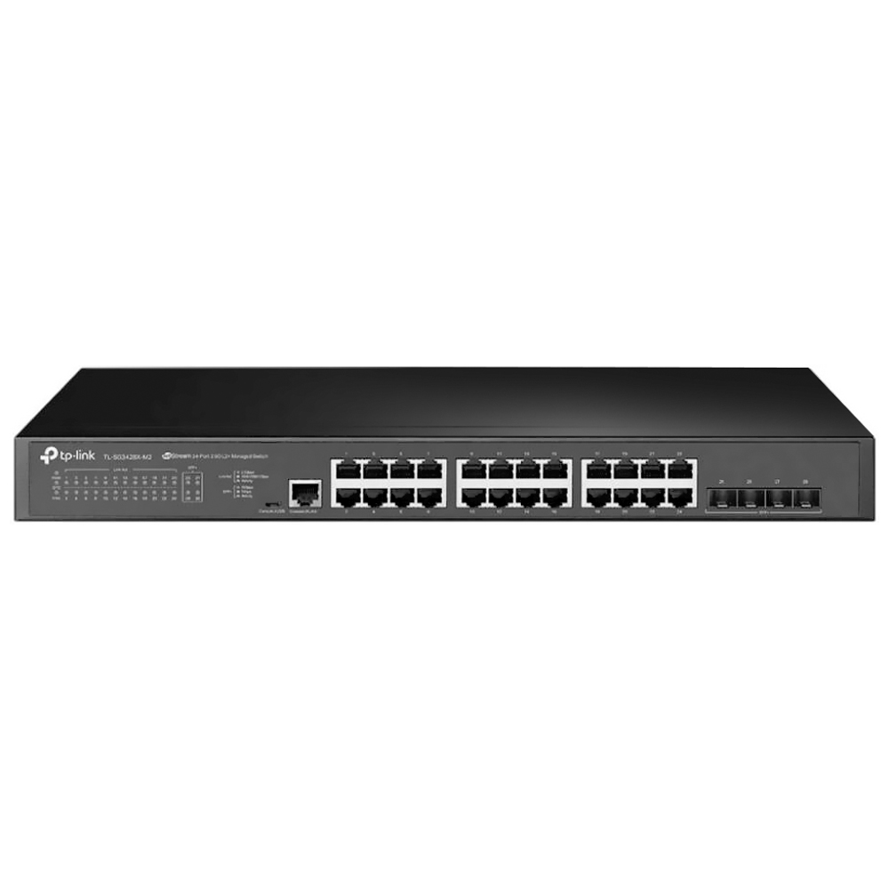 Hub Switch Tp-link TL-SG3428X 24 Portas Gigabit L2+ 4X10GE SFP+ - 10/100/1000Mbps