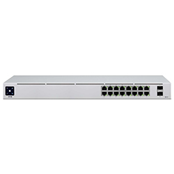Hub Switch Ubnt USW-16-POE Unifi 16 Portas / 2P / SFP / RJ-45 / 60W