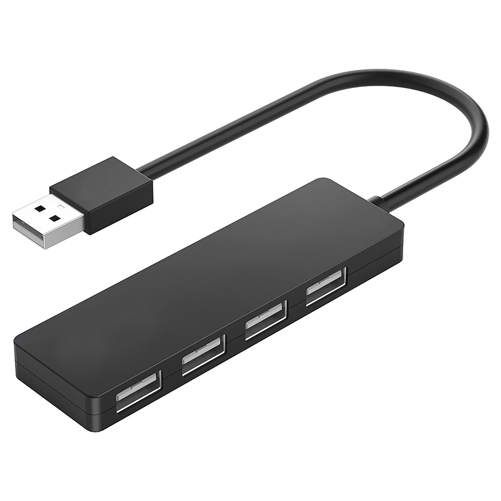 Hub USB 2.0 Mtek HB-402 4 Portas - Preto