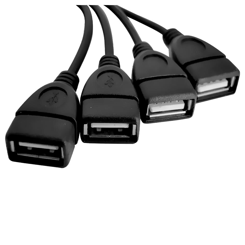 Hub USB 2.0 Satellite A-HUB05 4 Portas - Preto