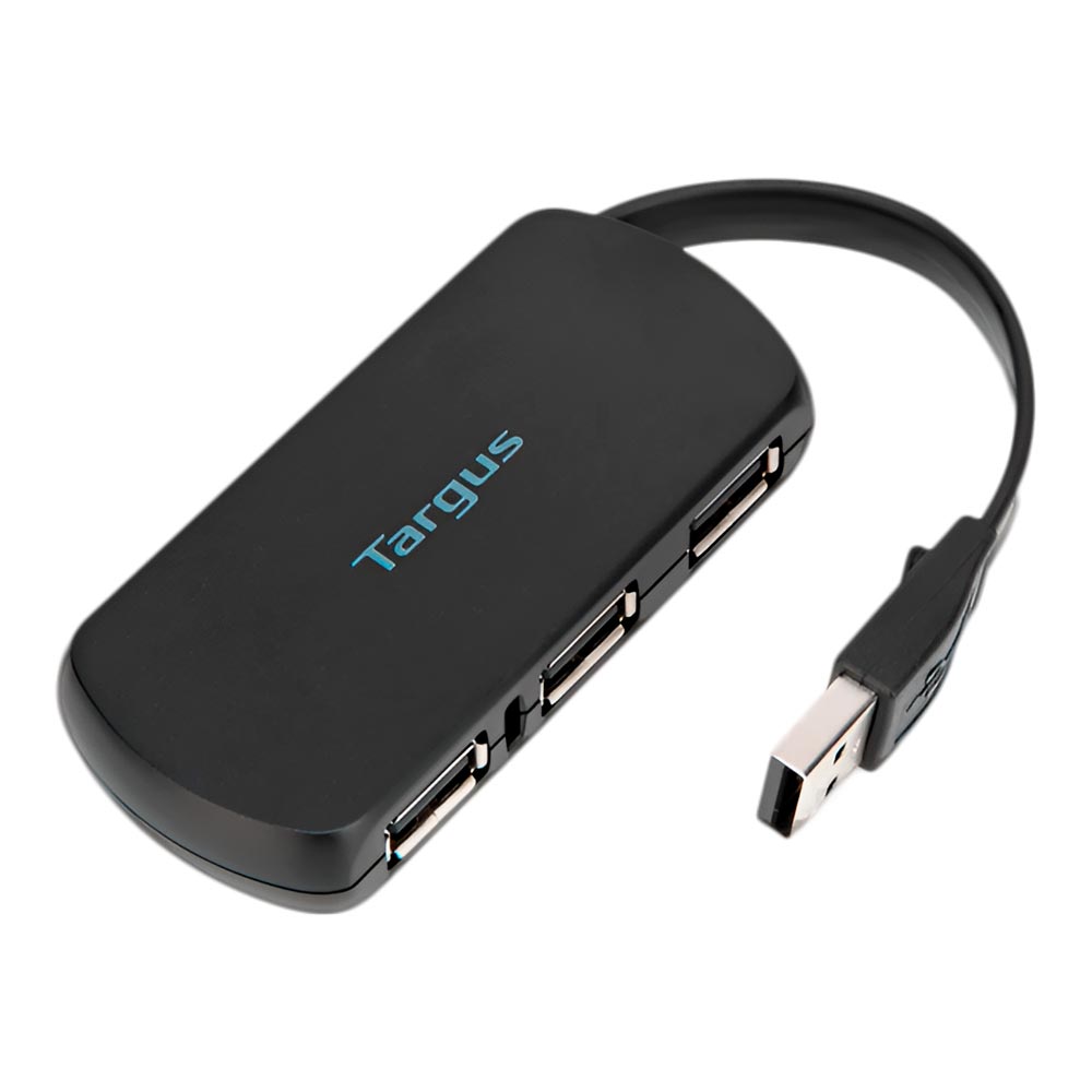 Hub USB 2.0 Targus 4 ACH114US 4 Portas - Preto