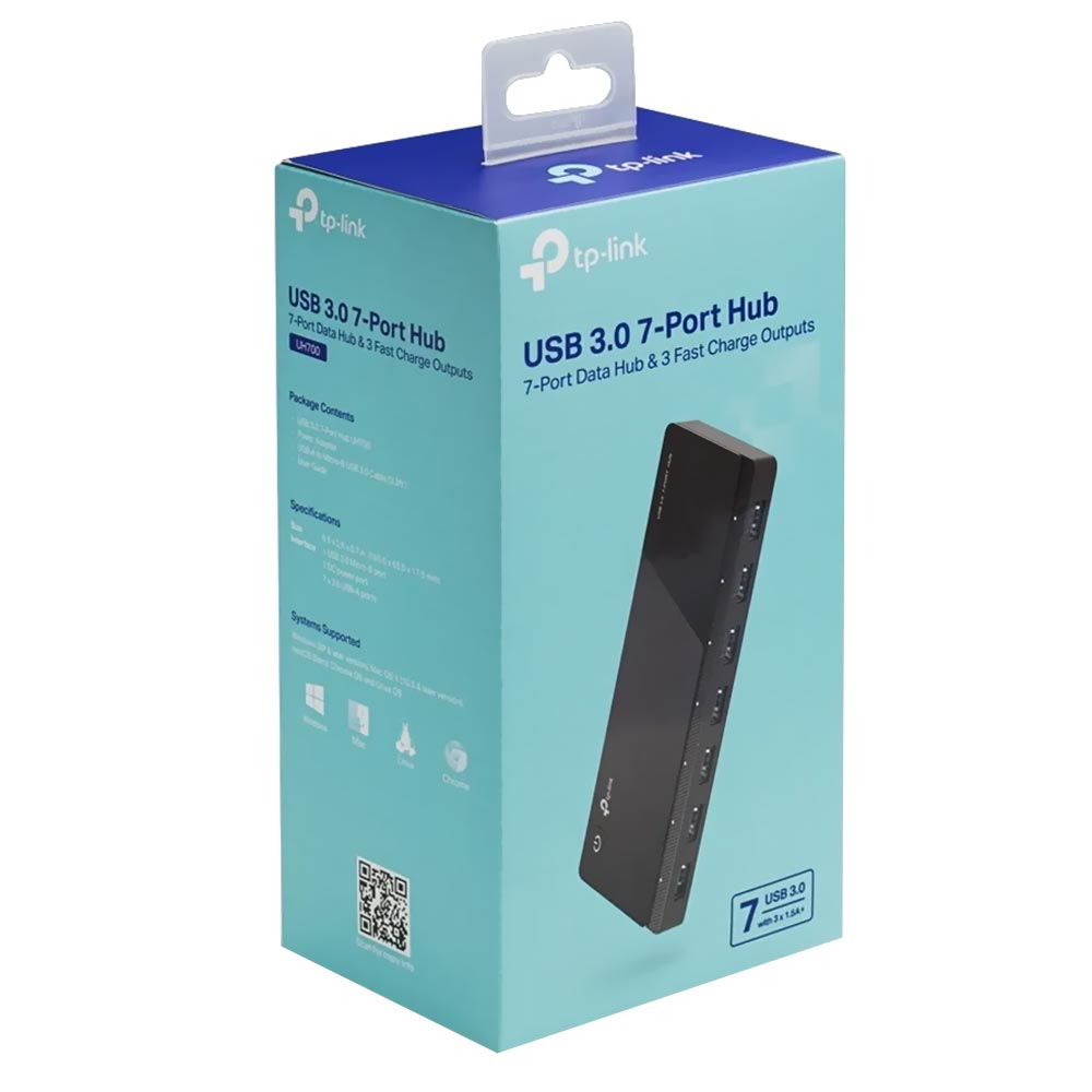 Hub USB 3.0 Tp-link UH700 7 Portas - Preto
