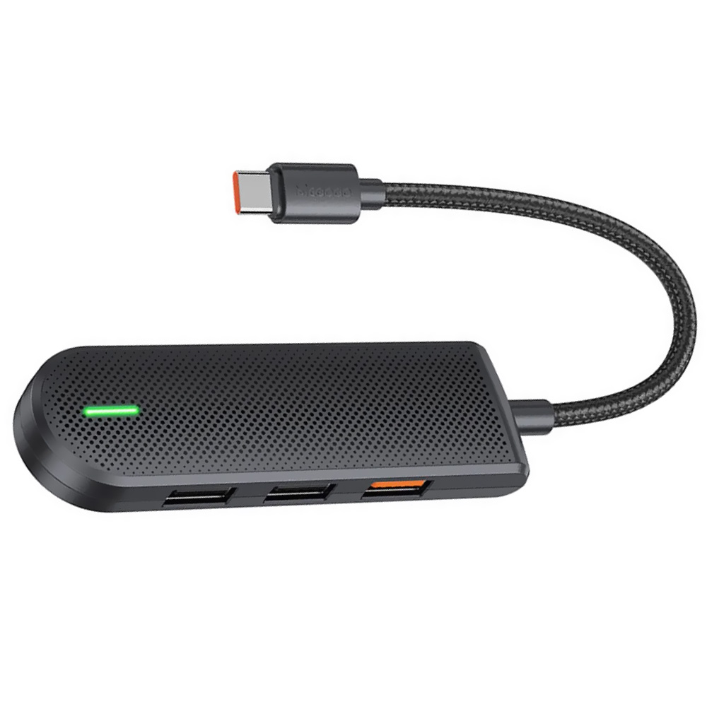 Hub USB-C Mcdodo HU-1430 5 Portas / 2 USB 2.0 / USB 3.0 / SD / TF - Preto